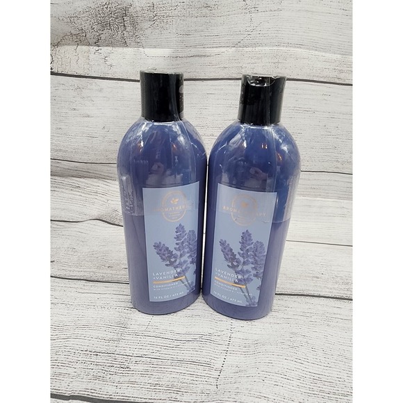 BATH & BODY WORKS AROMATHERAPY LAVENDER + VANILLA CONDITIONER 16 oz X 2 - Picture 1 of 3